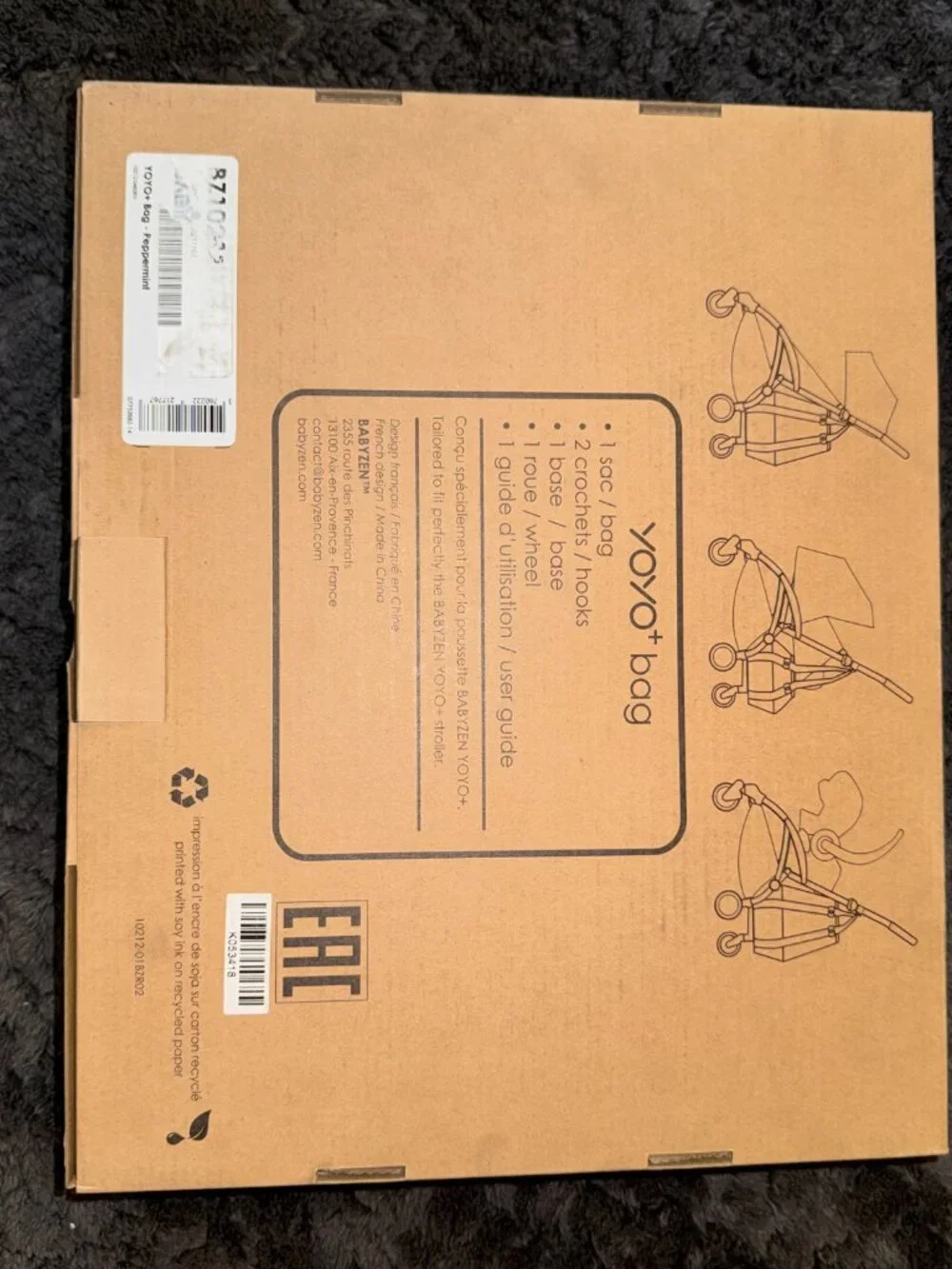 Babyzen Yoyo Extra Storage Bag For Stroller